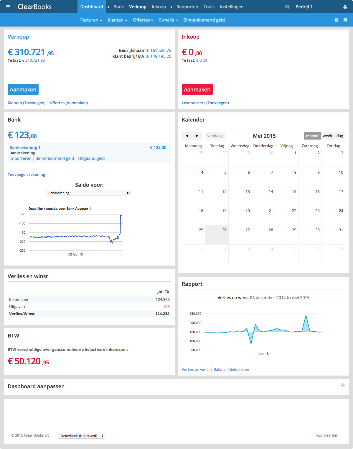 Online boekhouden met de boekhoudsoftware van Clear Books